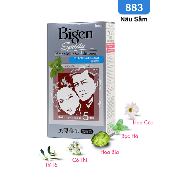  Bigen Xám 883 -  Nâu Sẫm 