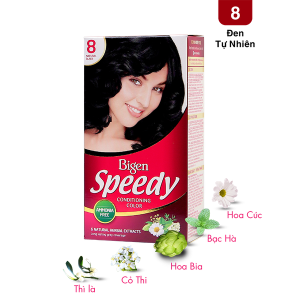  Bigen Speedy Số 8 - Đen Tự Nhiên 