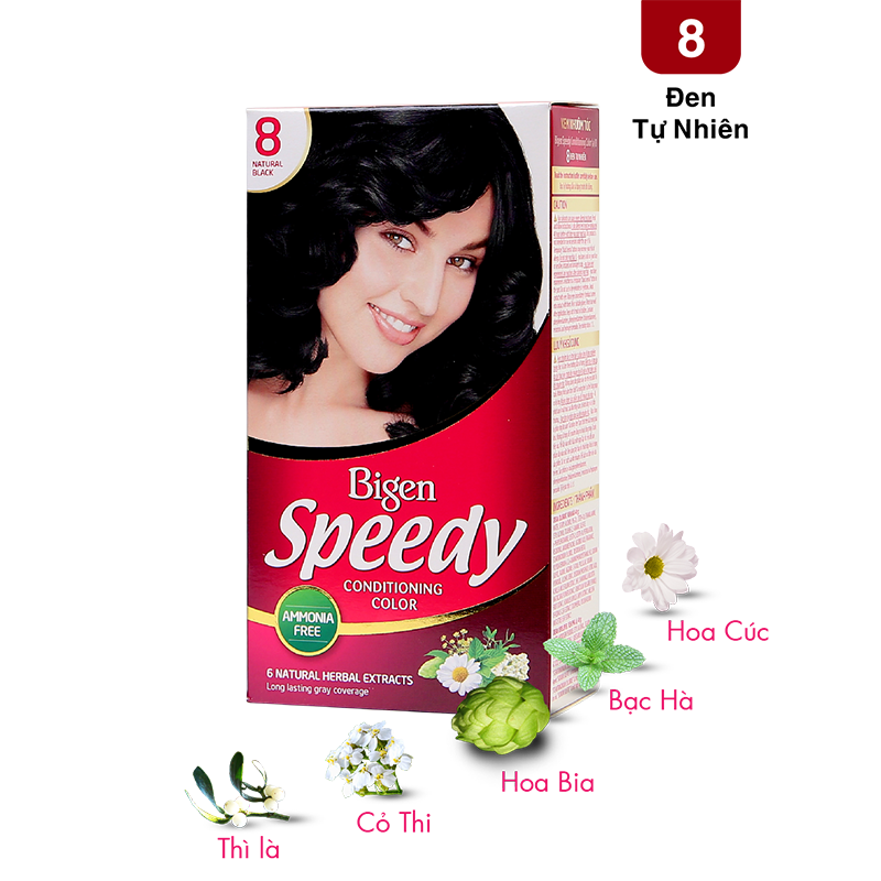 Bigen Speedy Số 8 - Đen Tự Nhiên