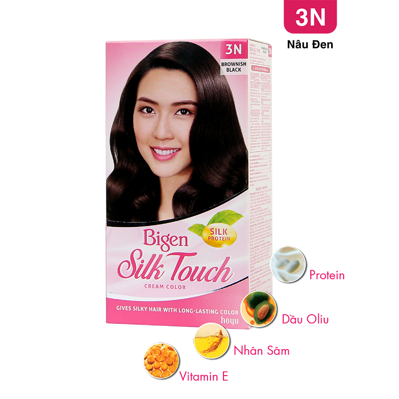  Bigen Silk Touch 3N - Nâu Đen 