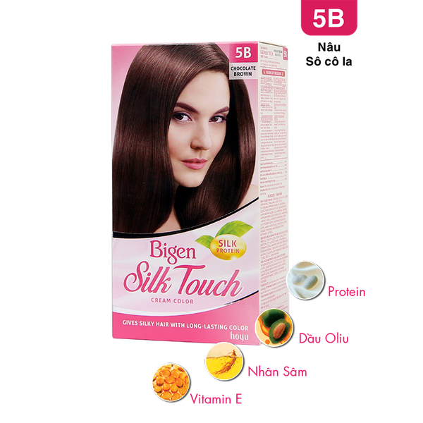  Bigen Silk Touch 5B - Nâu Sôcôla 