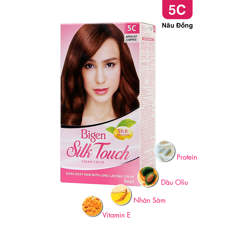  Bigen Silk Touch 5C - Nâu Đồng 