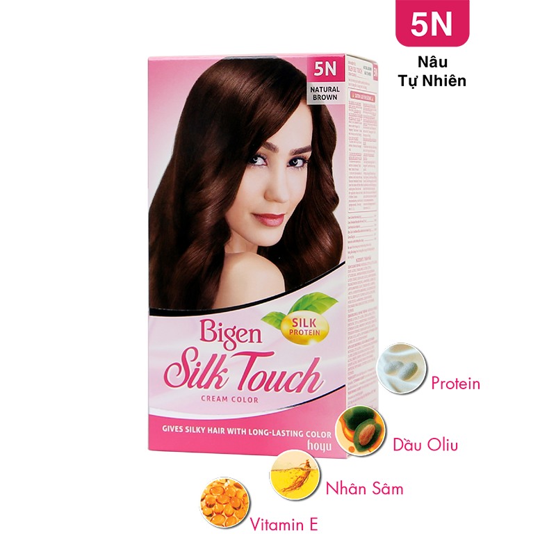 Bigen Silk Touch 5N - Nâu Tự Nhiên