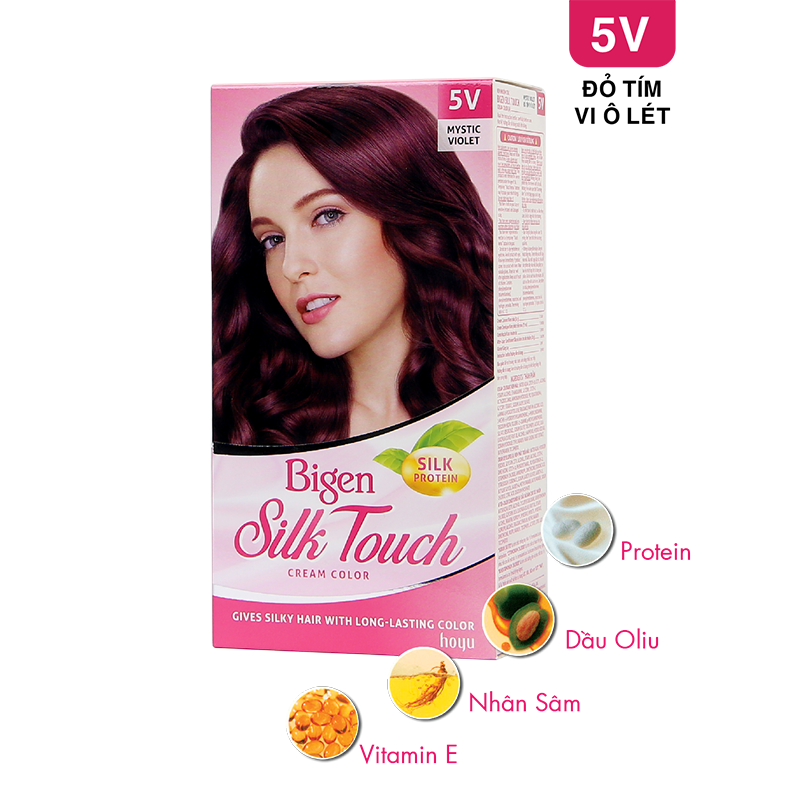  Bigen Silk Touch 5V - Đỏ Tím Violet 