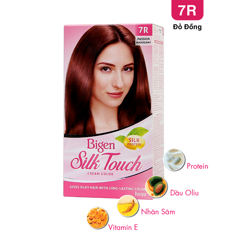  Bigen Silk Touch 7R - Đỏ Đồng 
