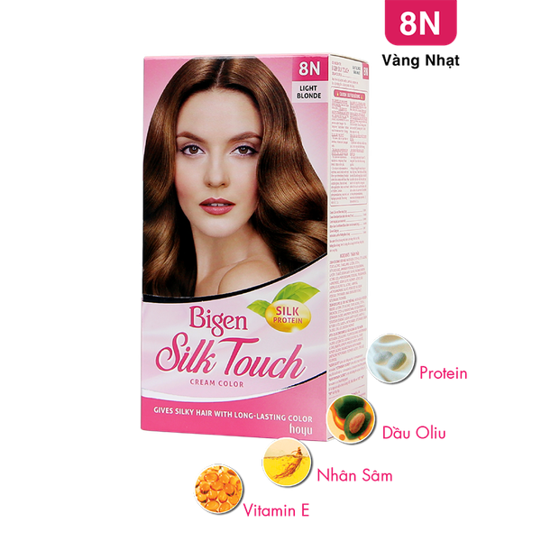  Bigen Silk Touch 8N - Vàng Nhạt 