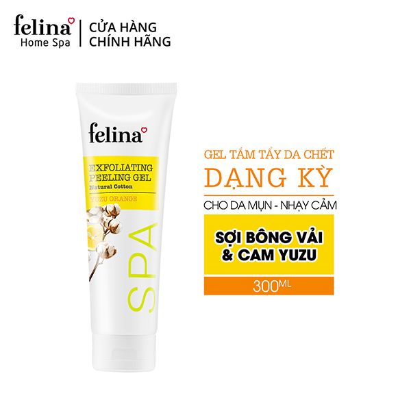 Gel Tắm Tẩy Tế Bào Chết Dạng Kỳ Từ Sợi Bông Vải & Cam Yuzu