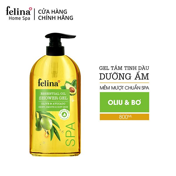 Gel Tắm Tinh Dầu Dưỡng Ẩm Oliu & Quả Bơ