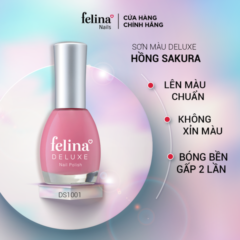 Sơn Móng Tay Felina Deluxe màu Hồng Sakura_DS1001 -