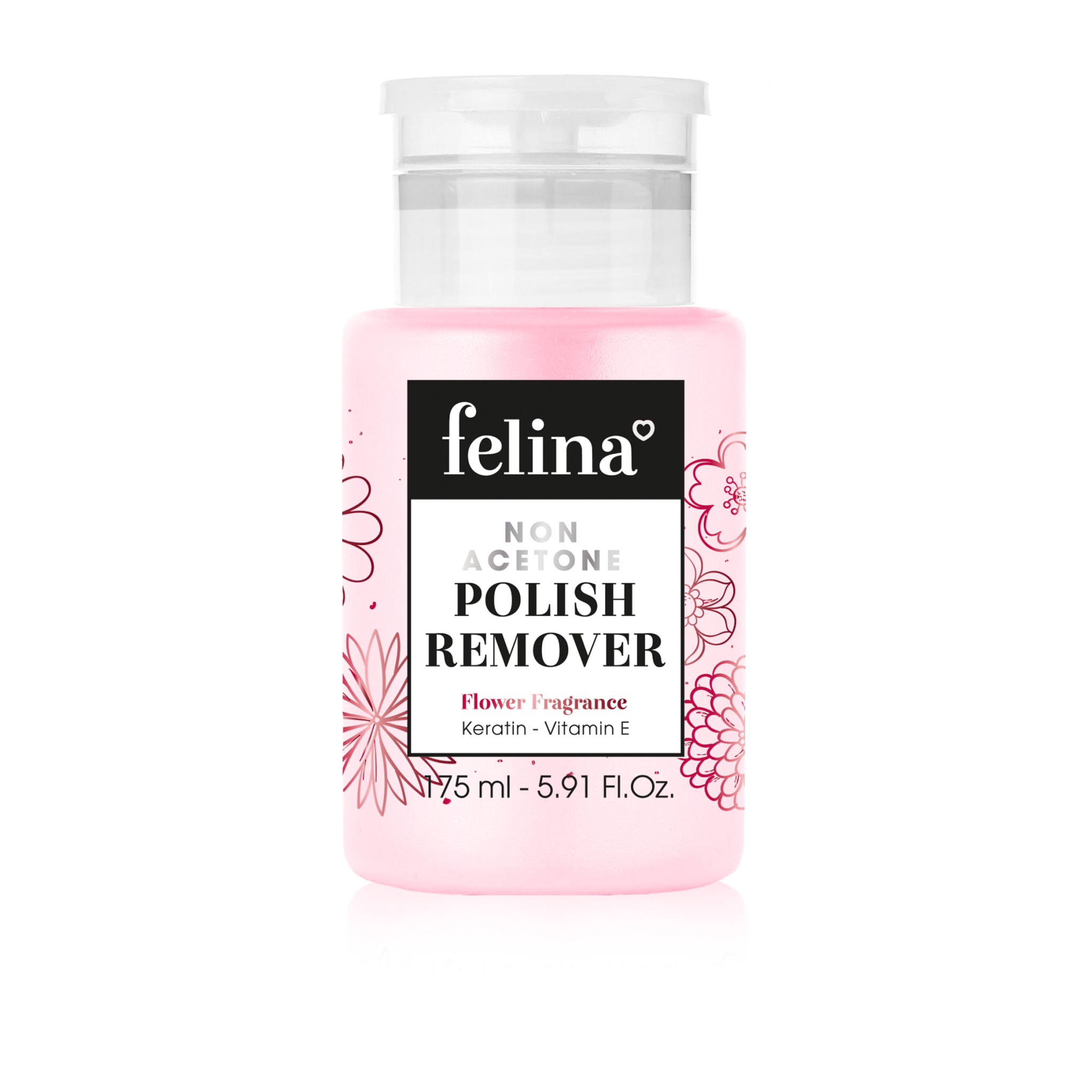 Nước Chùi Móng Không Acetone Felina - Hương Hoa Tổng Hợp 175ml -