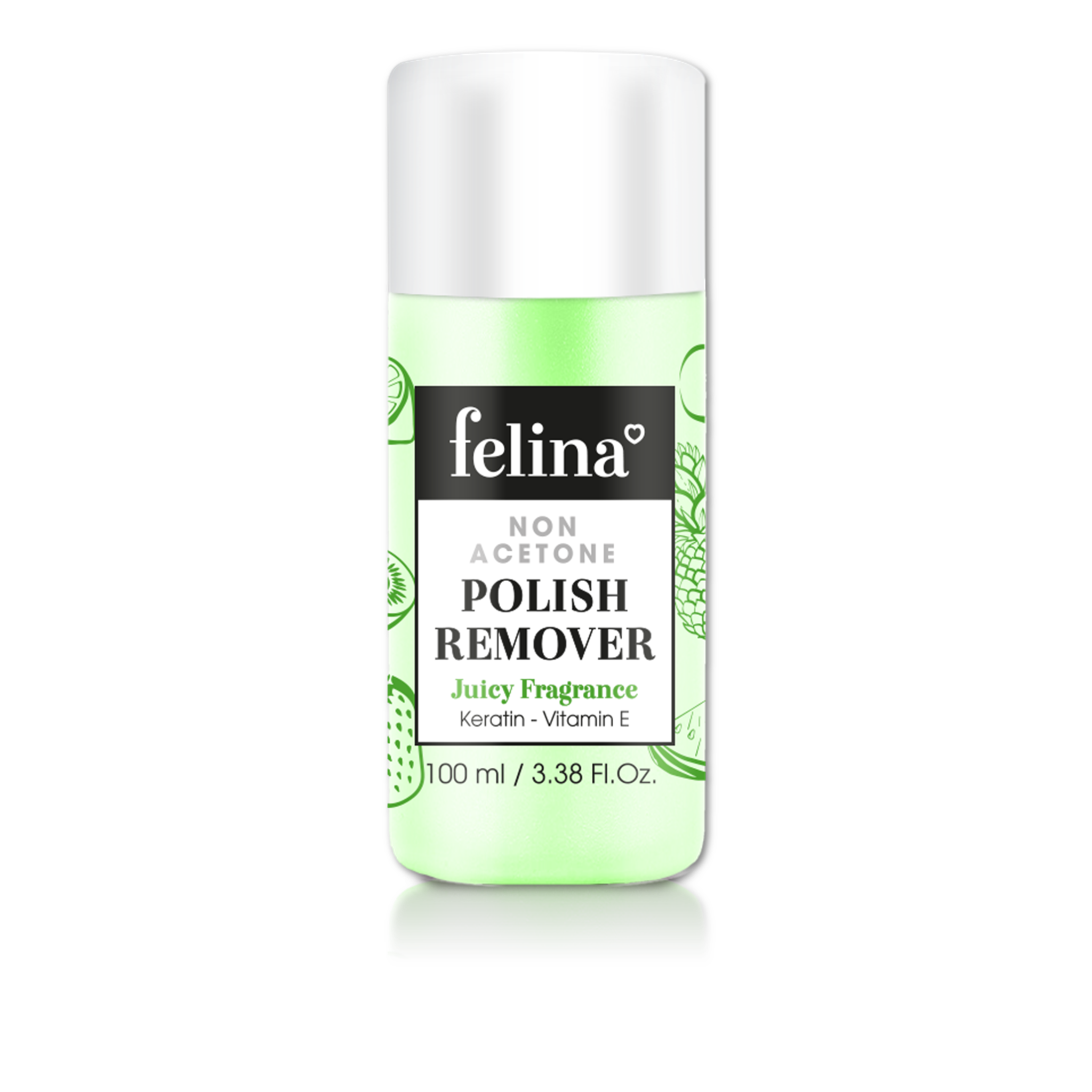 Nước Chùi Móng Không Acetone Felina - Hương Trái Cây Tổng Hợp 100ml