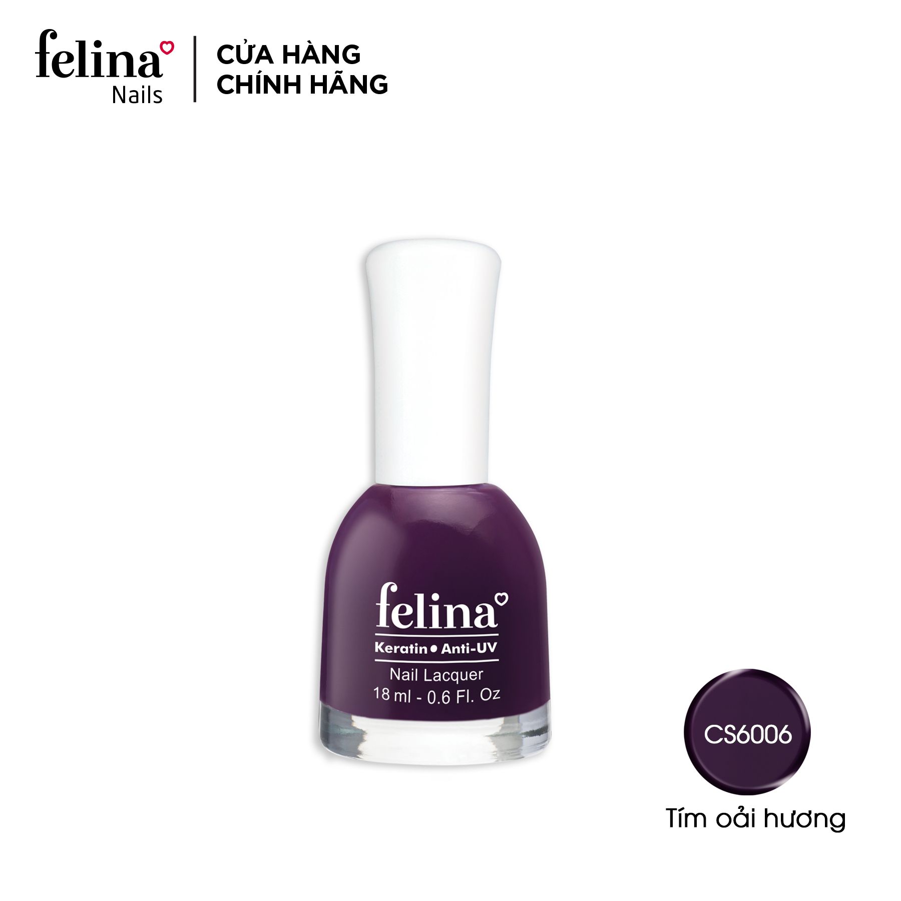 Sơn móng tay Felina màu Tím Oải Hương_CS6006 -