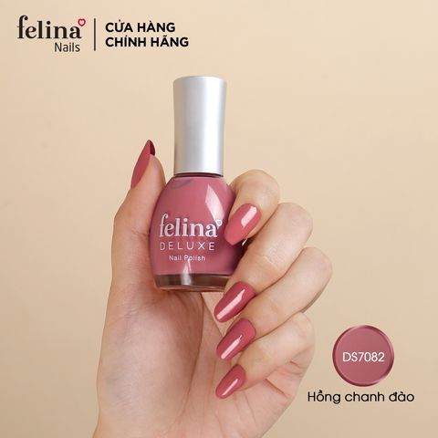 Sơn móng tay Felina Deluxe màu Hồng Chanh Đào_DS7082 -