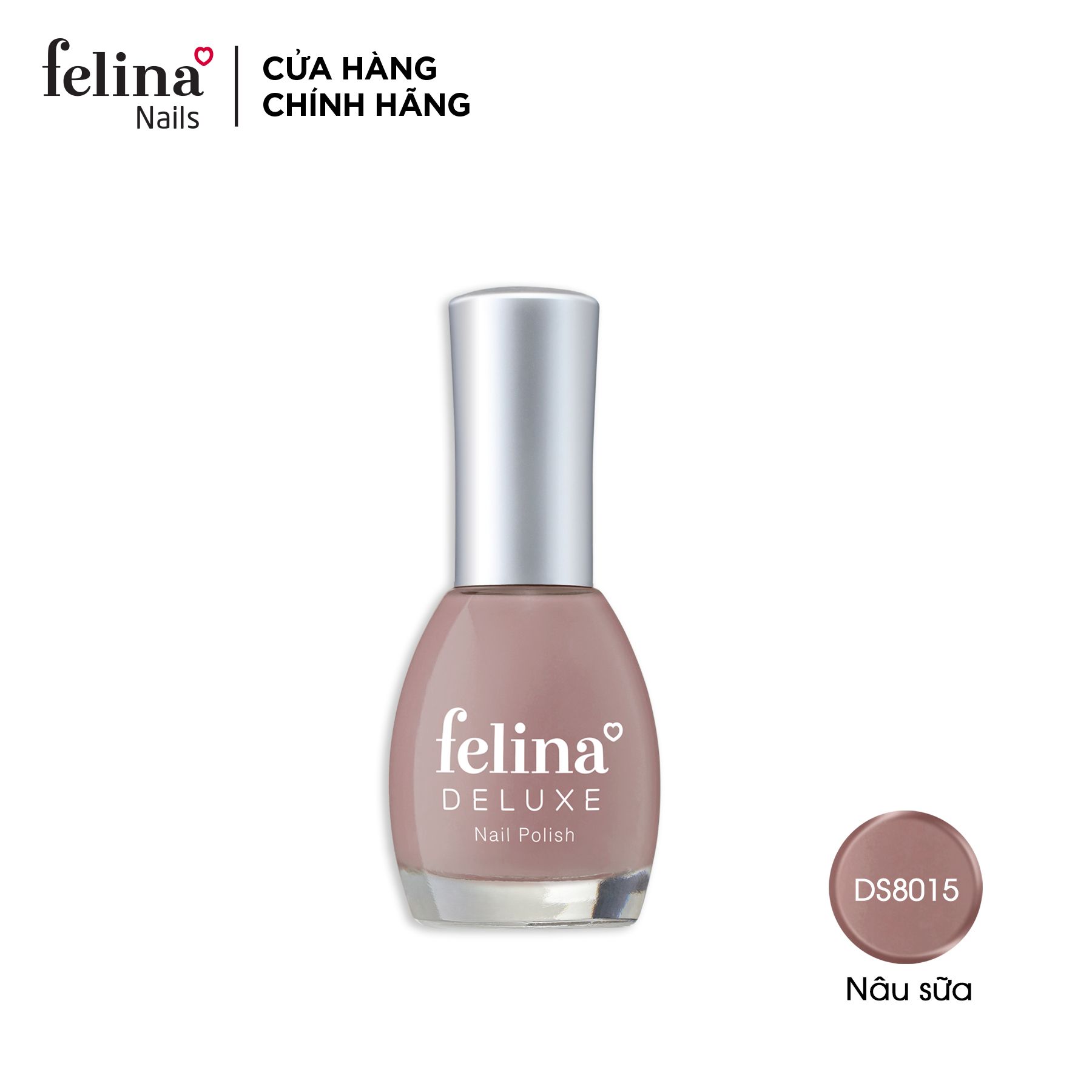 Sơn móng tay Felina Deluxe màu Nâu Sữa _DS8015 -