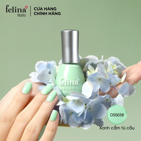 Sơn móng tay Felina Deluxe màu Xanh cẩm tú cầu_DS5038 -