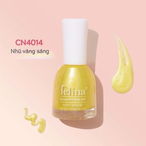 Sơn móng tay Felina màu Nhũ Vàng Sáng_CN4014 -