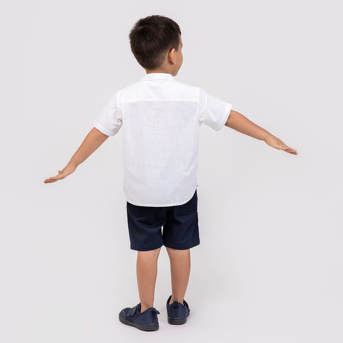 Áo bé trai Mike - Trắng xước