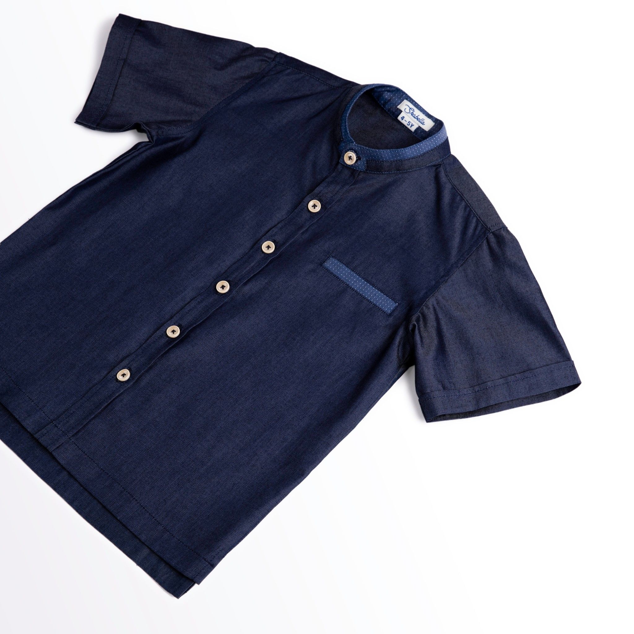 Áo bé trai Mickey - Denim đậm