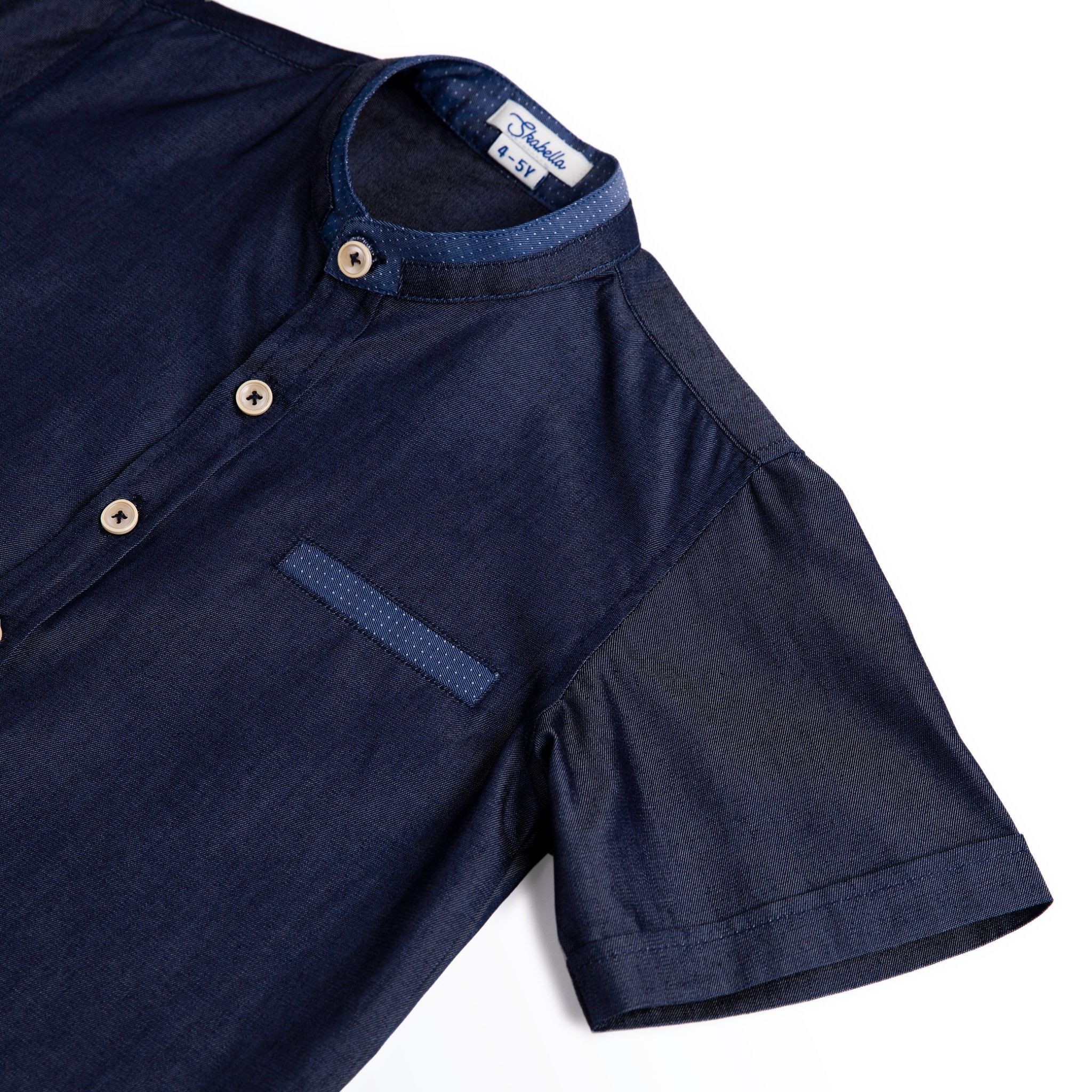 Áo bé trai Mickey - Denim đậm