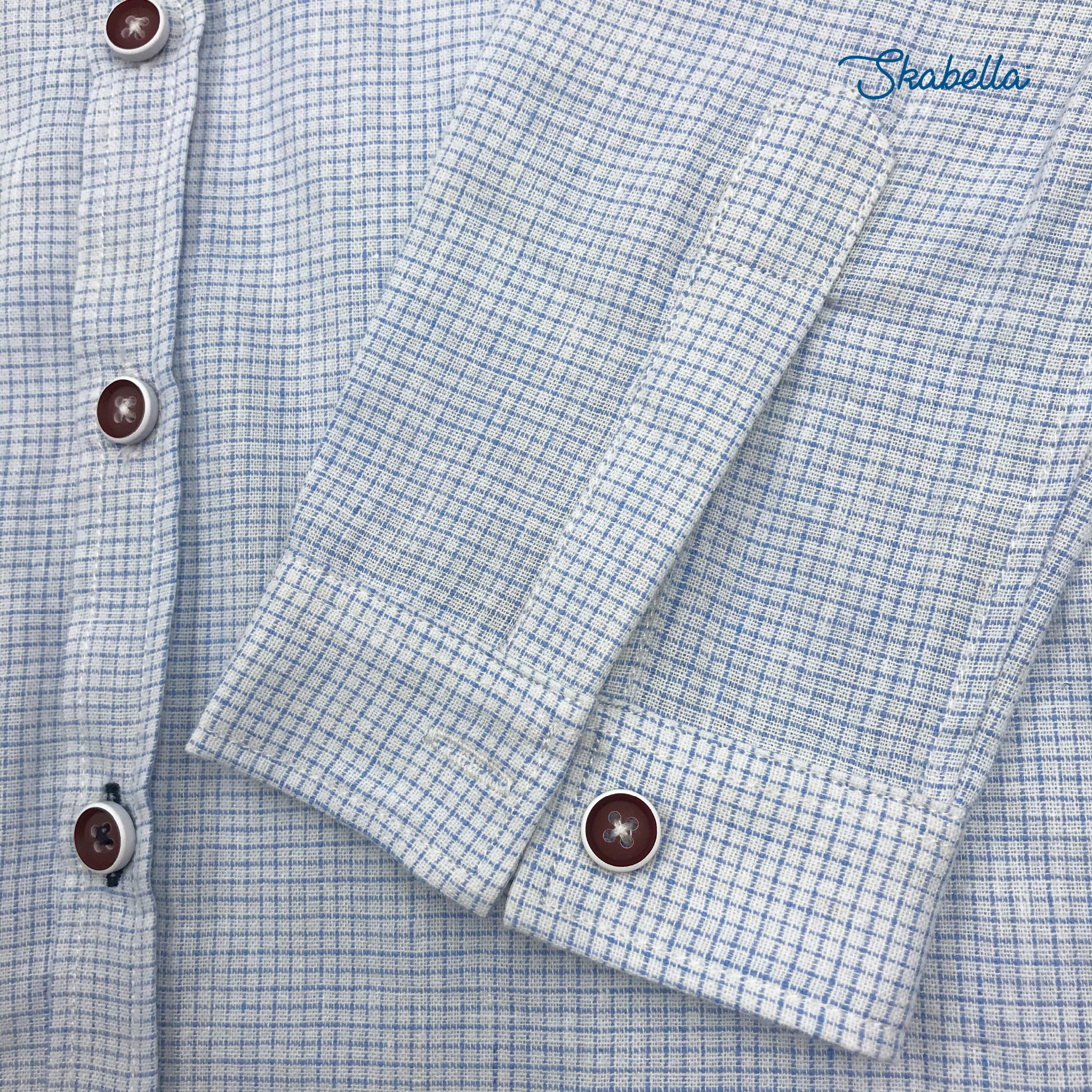 Áo BT Oxford - Linen ô vuông nhỏ