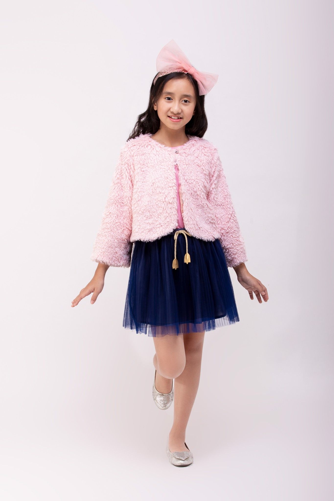 Áo khoác Bé Gái Julia - Hồng