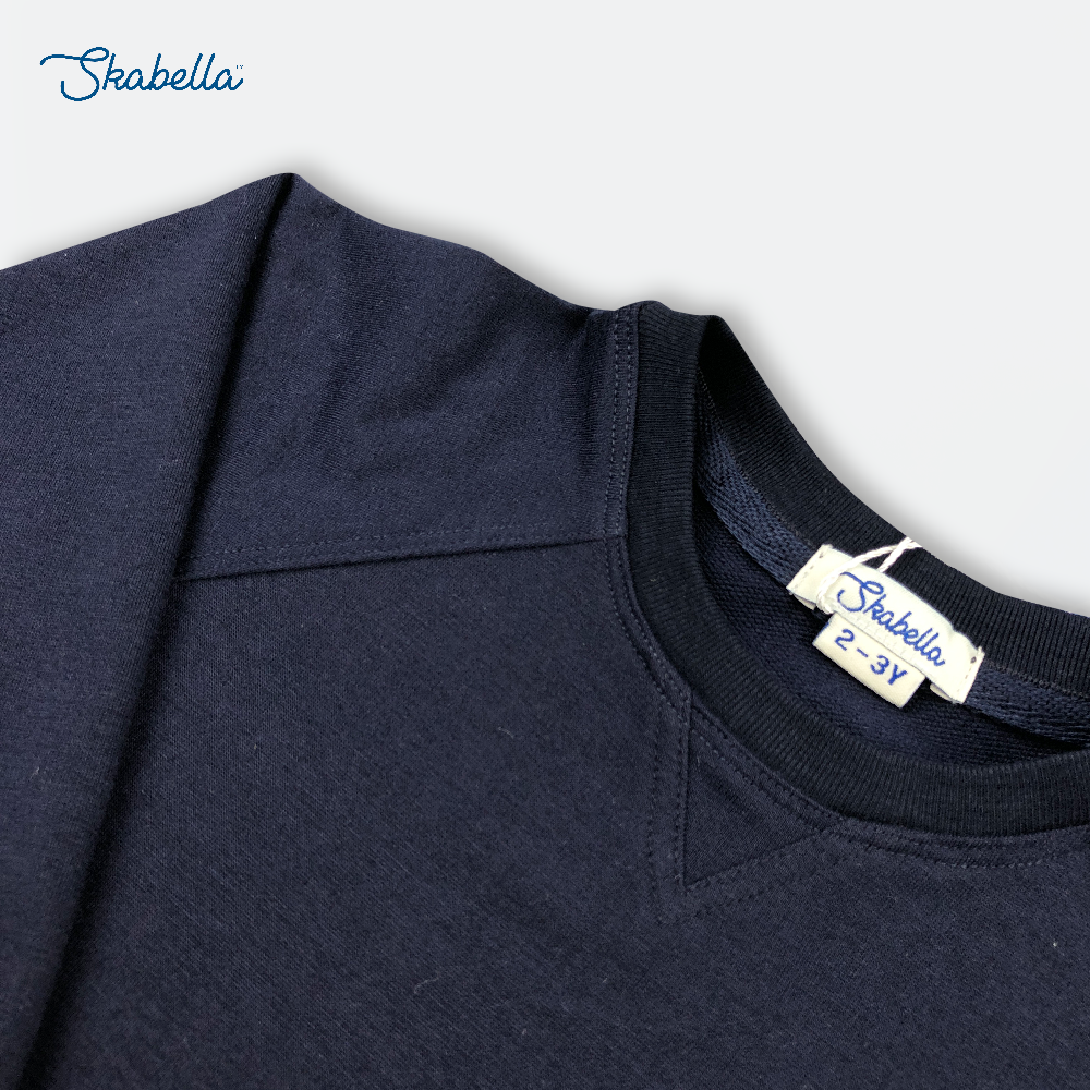 Áo Sweater Bé Trai Johnny - Thun xanh navy