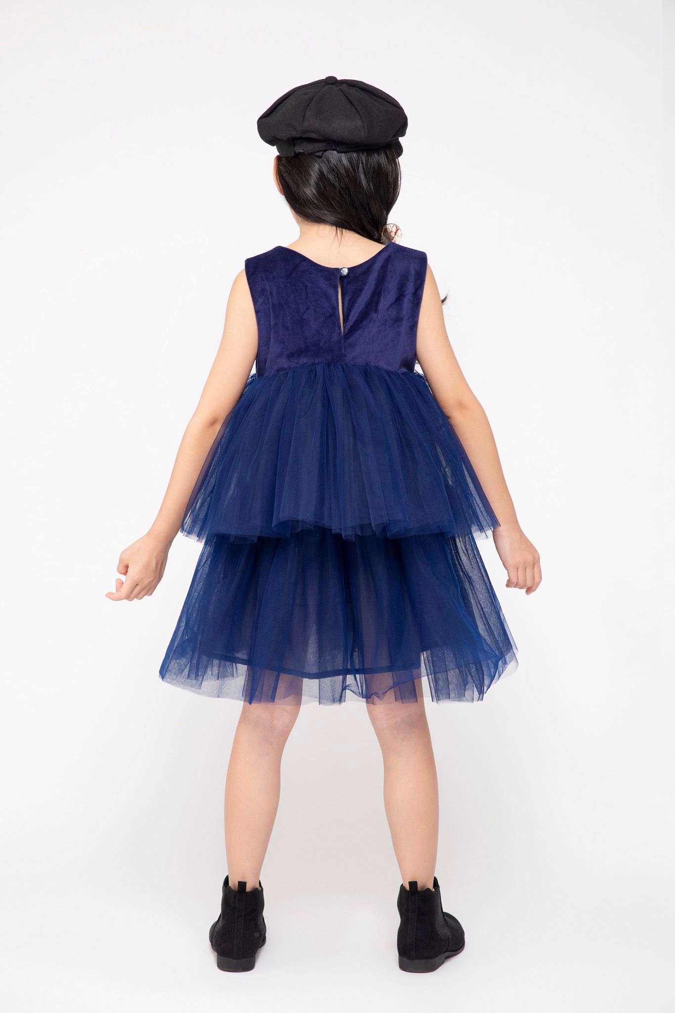 Đầm Bé Gái Jessi - Xanh Navy