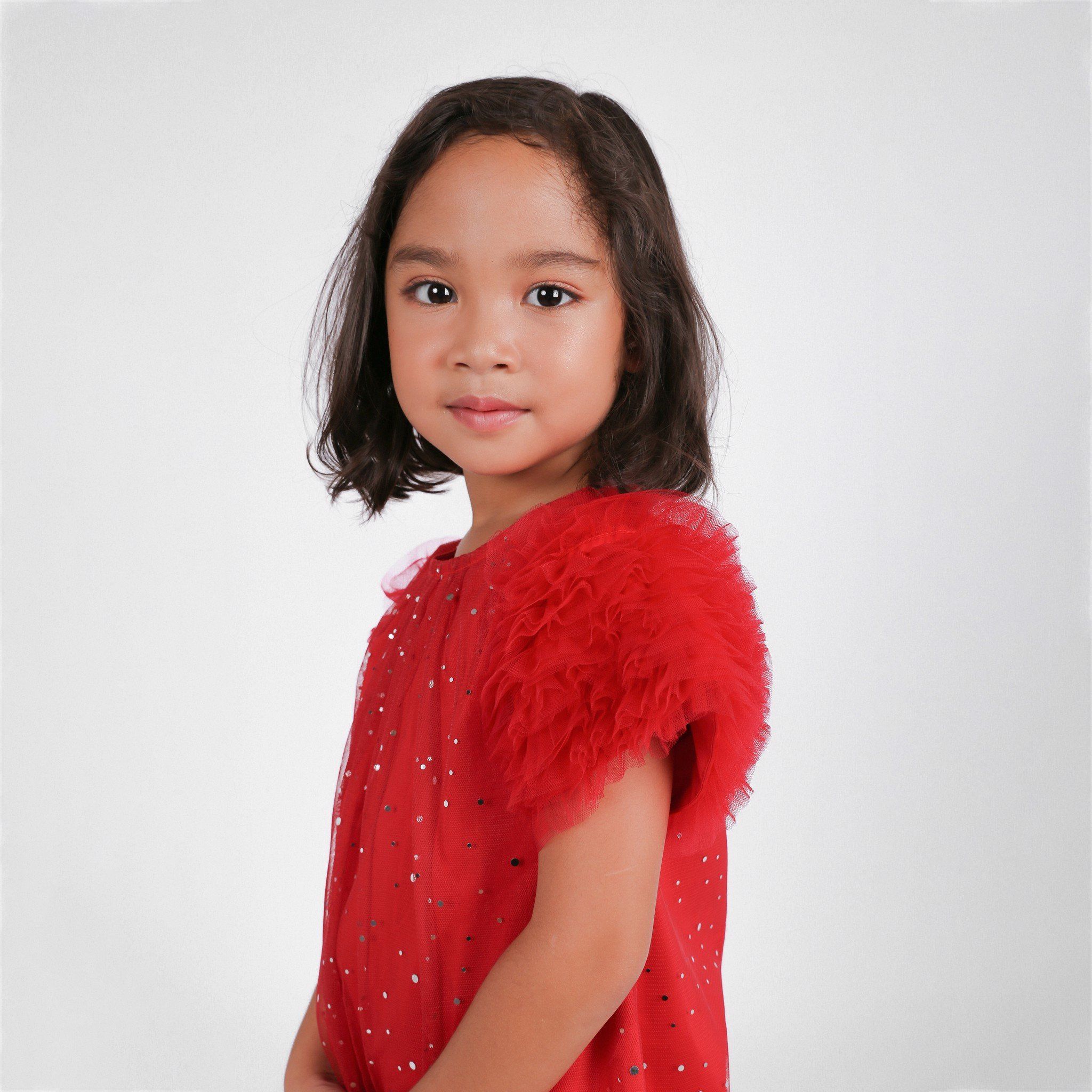 Đầm bé gái Roxy - Tutu đỏ đính bi