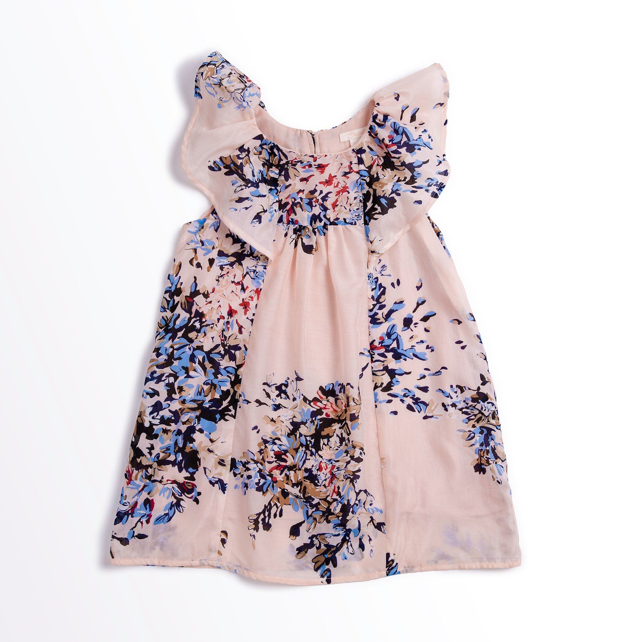 Đầm bé gái Blossom - Tơ hồng nhạt hoa chùm