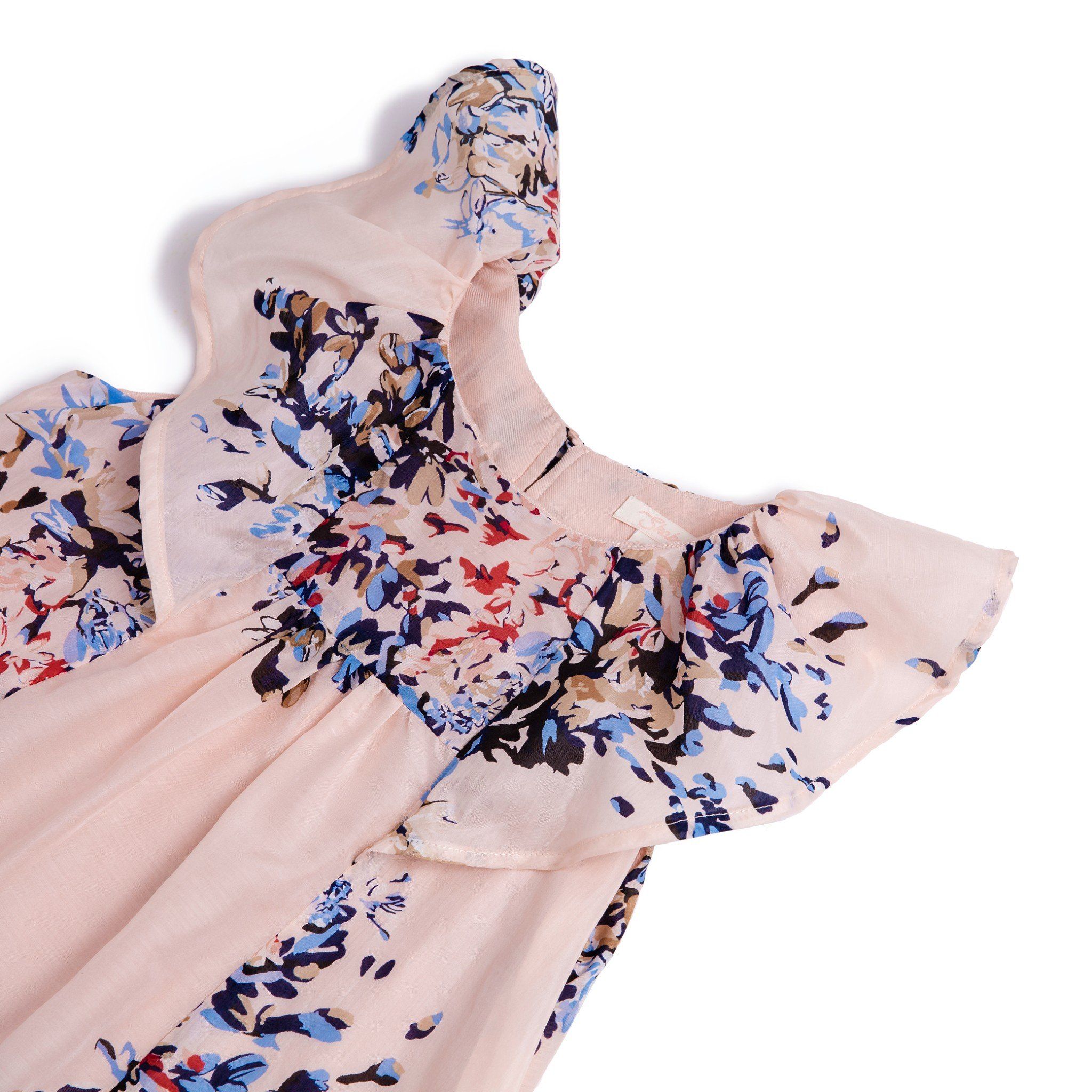 Đầm bé gái Blossom - Tơ hồng nhạt hoa chùm