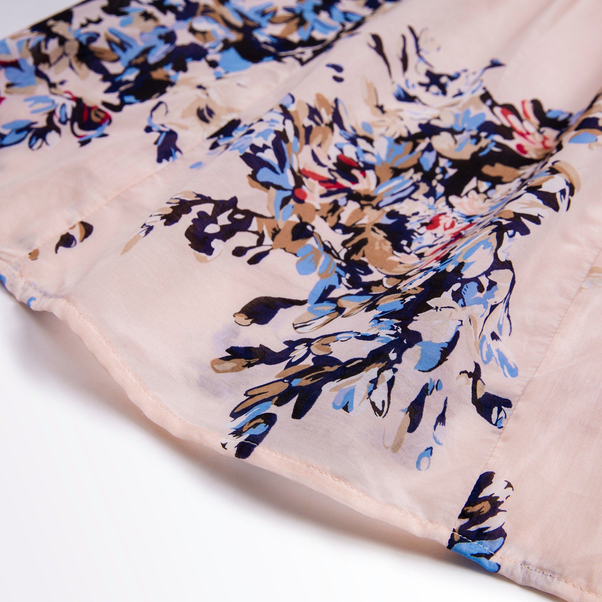 Đầm bé gái Blossom - Tơ hồng nhạt hoa chùm