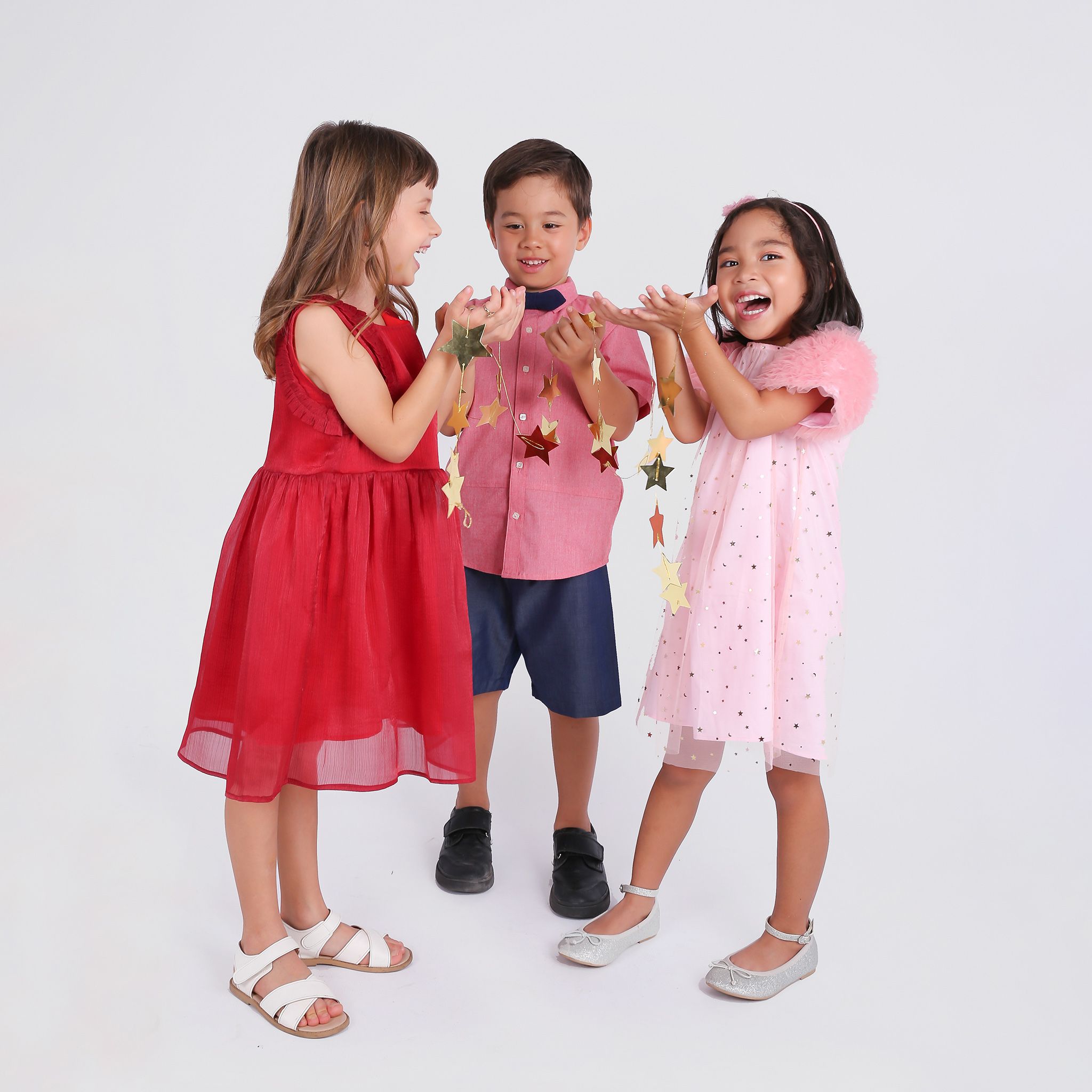 Đầm bé gái Roxy - Tutu hồng dâu trăng sao