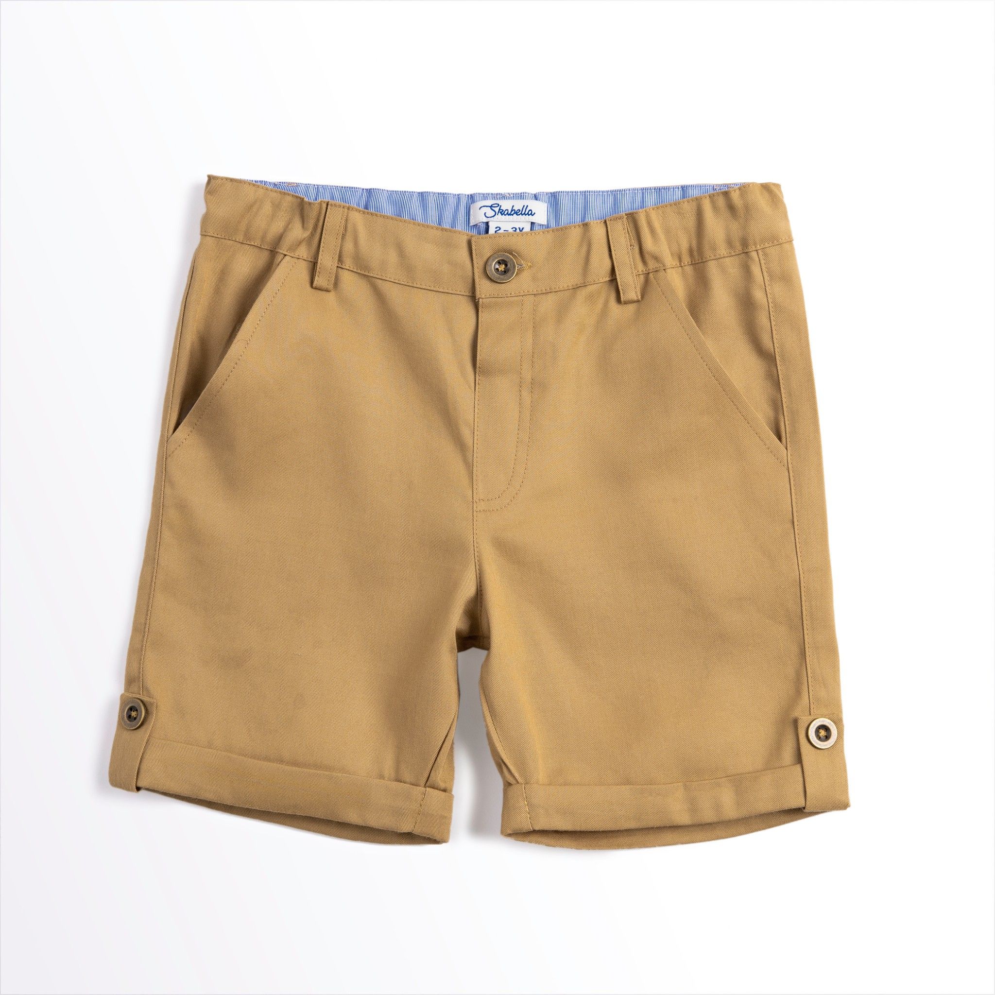 Quần shorts bé trai Brian - Khaki vàng gừng