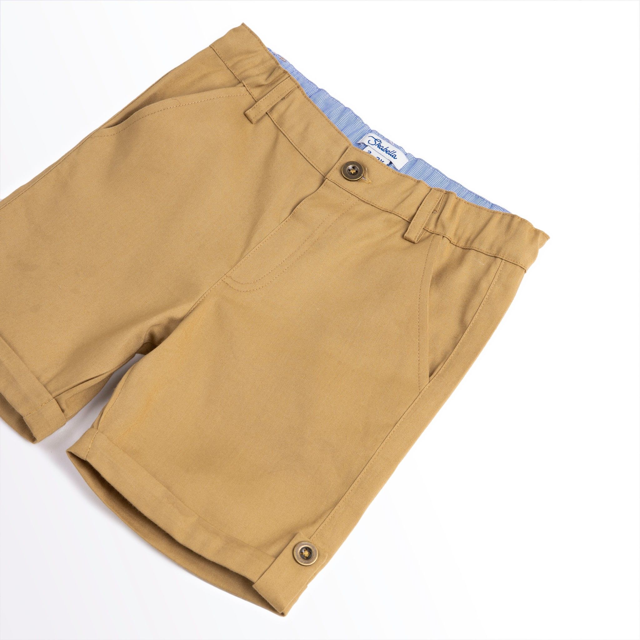 Quần shorts bé trai Brian - Khaki vàng gừng
