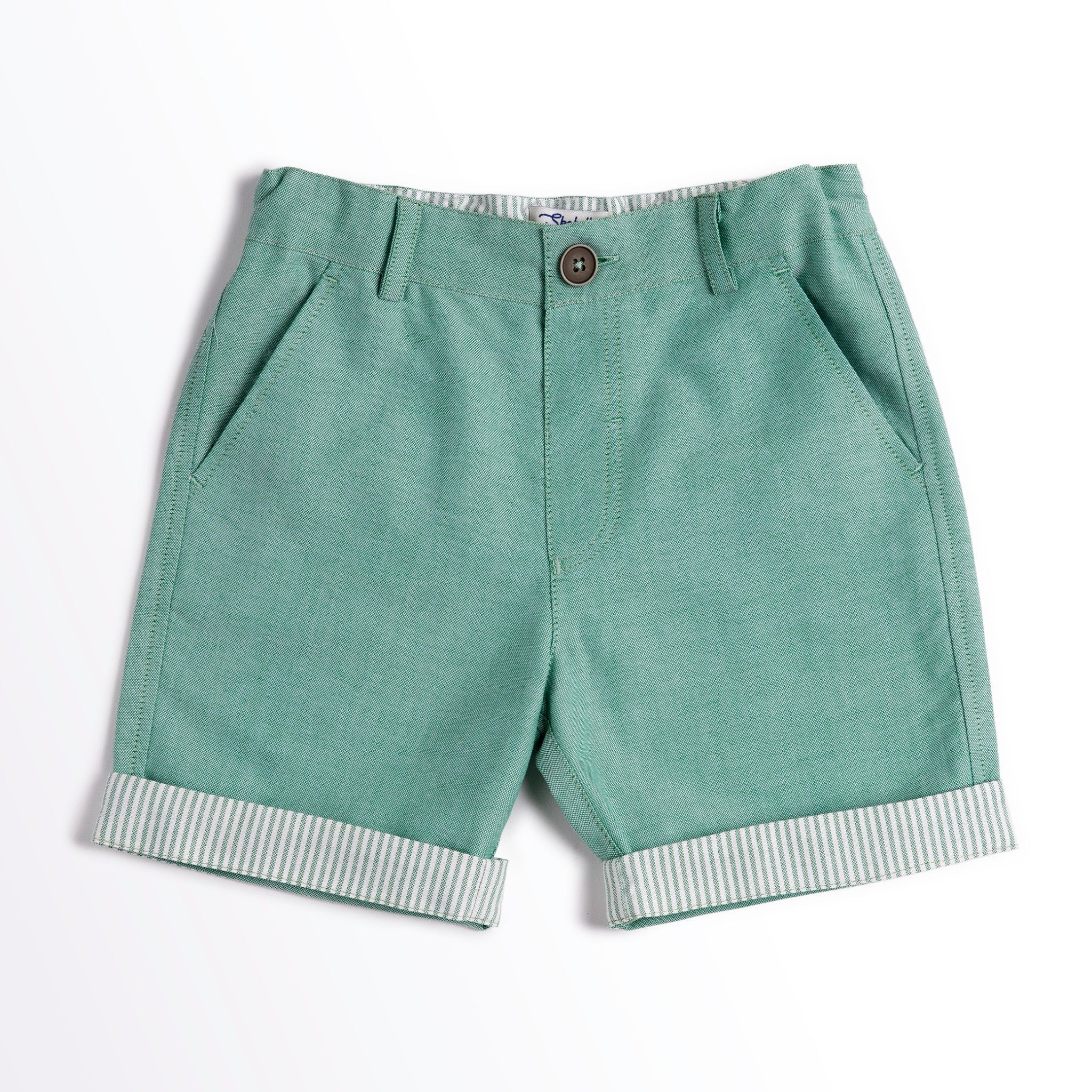 Quần shorts bé trai Liam - Pho xanh mint