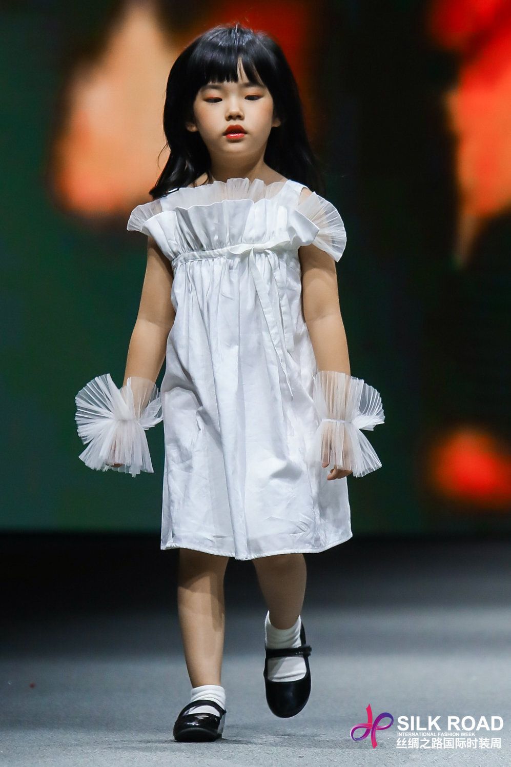 Đầm Bé Gái Victoria - Trắng