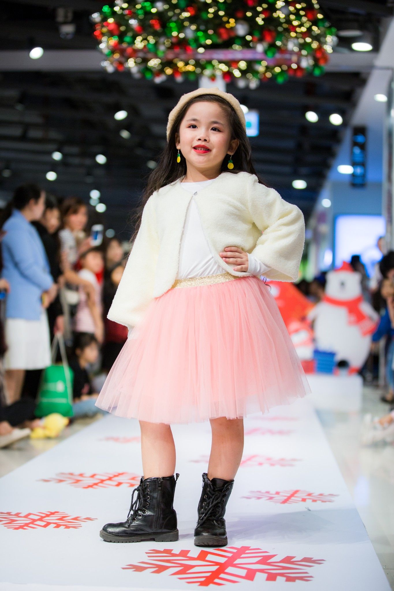 Váy Bé Gái Tutu Liana - Hồng nhạt