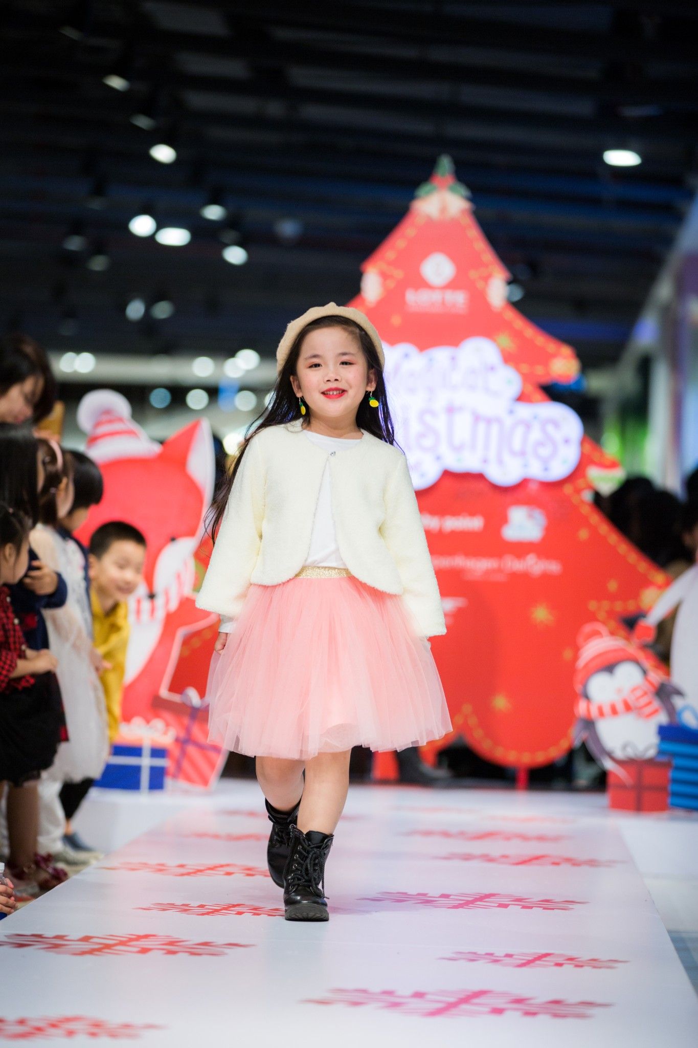 Váy Bé Gái Tutu Liana - Hồng nhạt