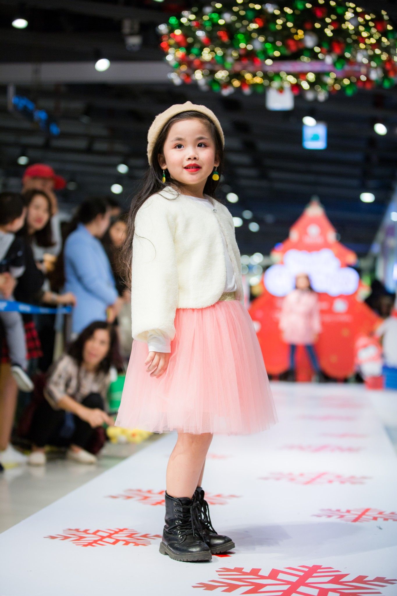 Váy Bé Gái Tutu Liana - Hồng nhạt