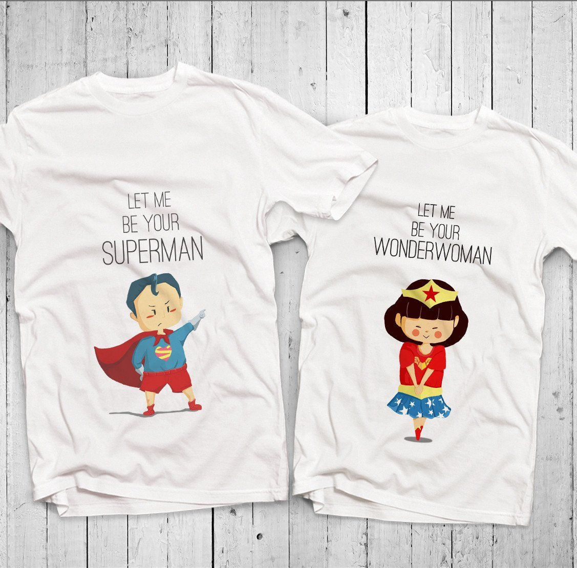 Áo đôi - siêu nhân - Superman Couple T shirt