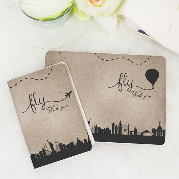 Bao da hộ chiếu đôi - Fly With you
