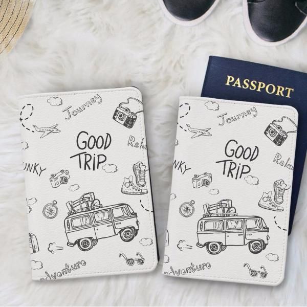Bao da hộ chiếu đôi - Good trip