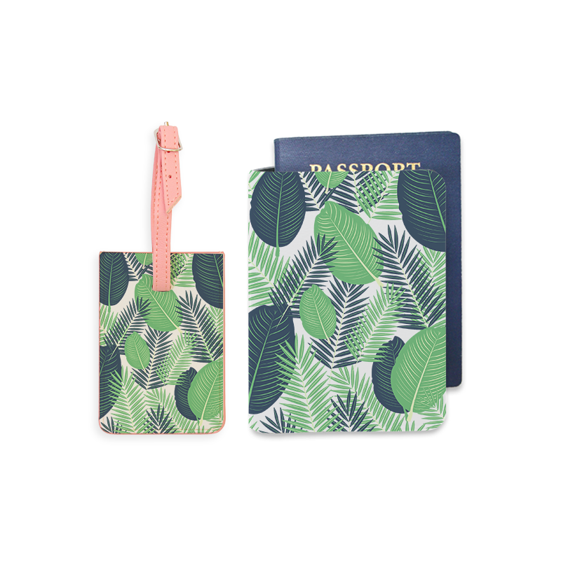 Bao hộ chiếu, Thẻ hành lý - Tropical lá
