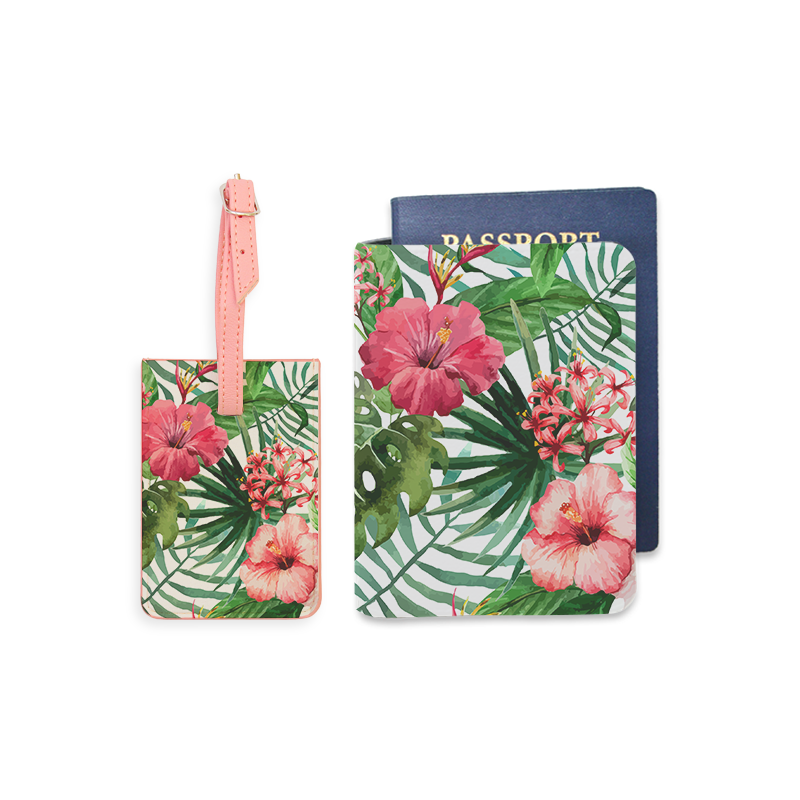 Bao hộ chiếu, Thẻ hành lý - Tropical Hoa dâm bụt