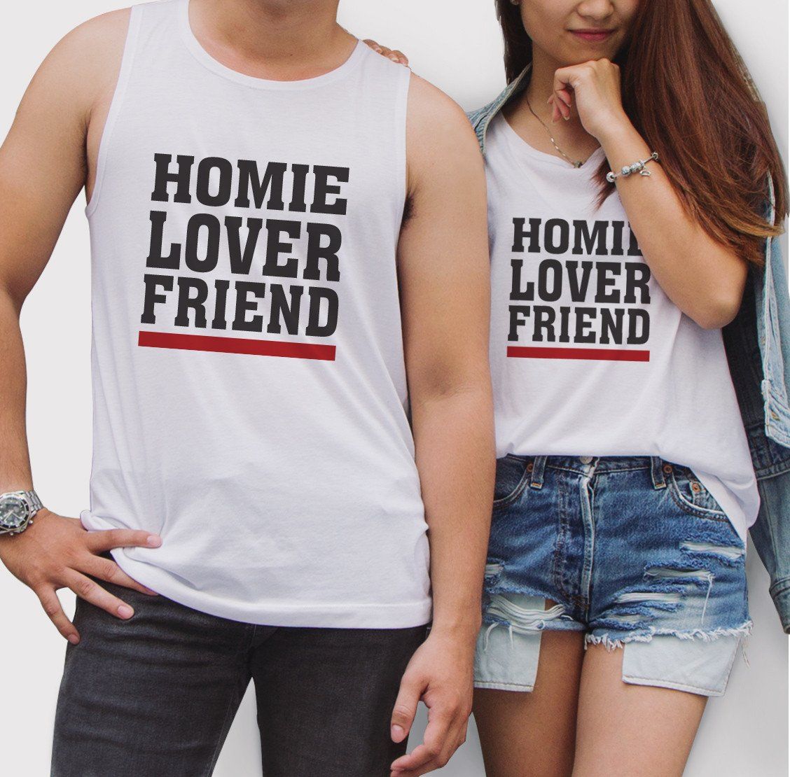 Tanktop đôi Homie Lover Friend