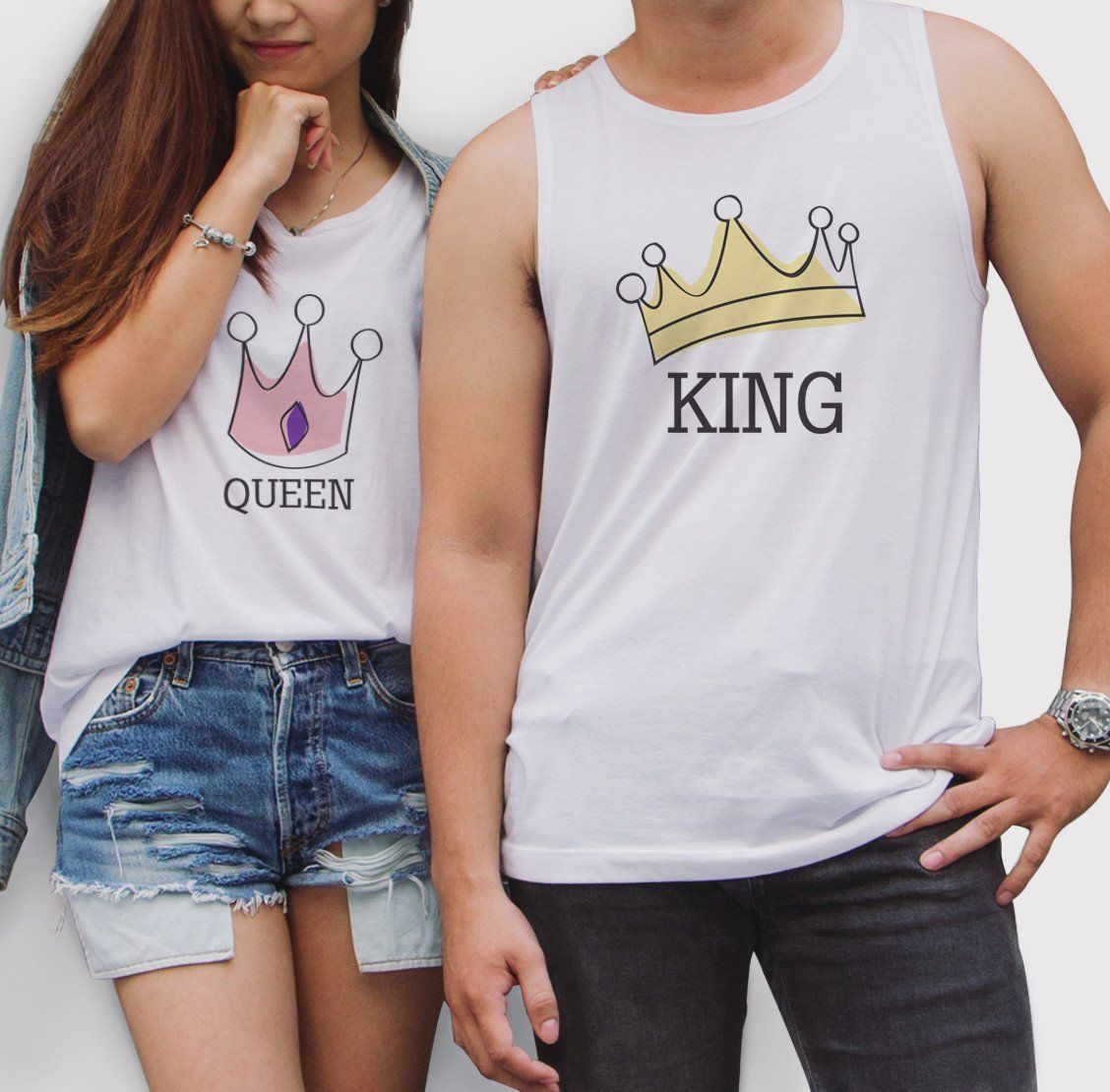 Tanktop đôi King/Queen