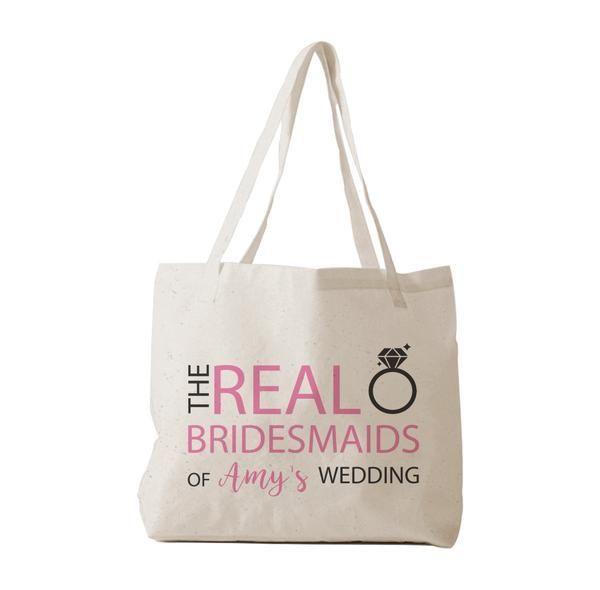 Tote Bag - The Real Bridesmaid of ... Wedding