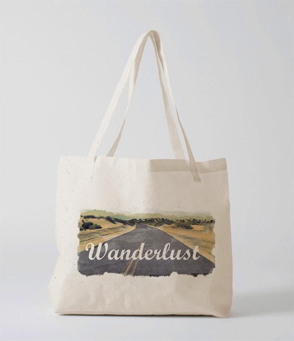 Tote Bag - Road - (Wanderlust)