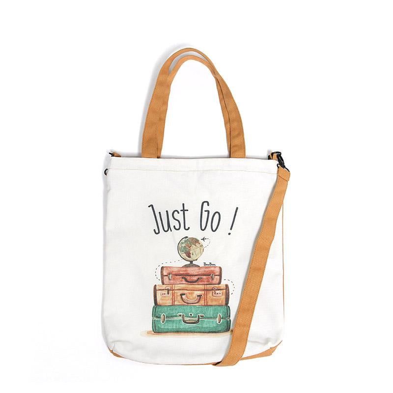 Túi Tote 2C - Just Go - (Wanderlust)