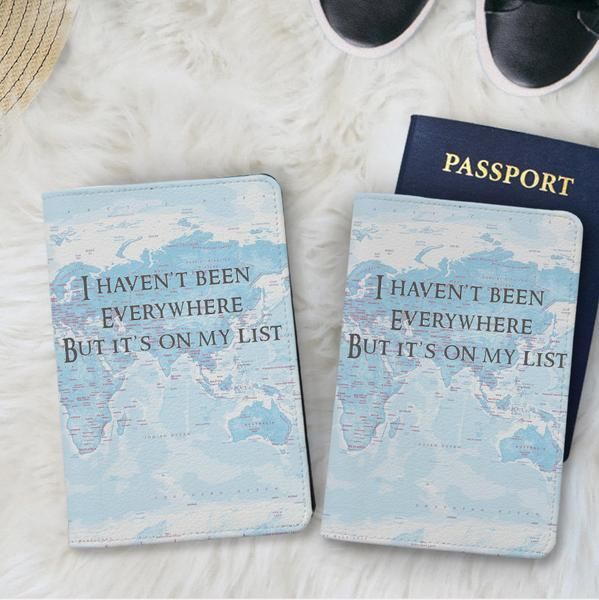 Bao da hộ chiếu đôi - I haven't been everywhere